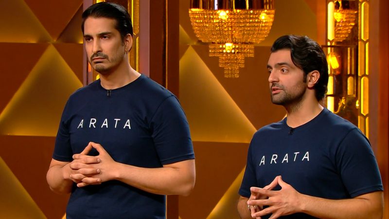 Arata Founders Dhruv Bhasin and Dhruv Medhok on Shark Tank India