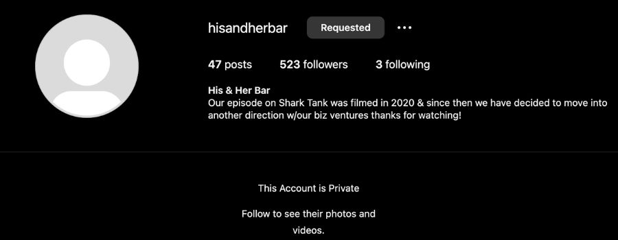 His and Her Bar Update Instagram