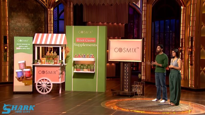 Cosmix Founders Pitching on Shark Tank India